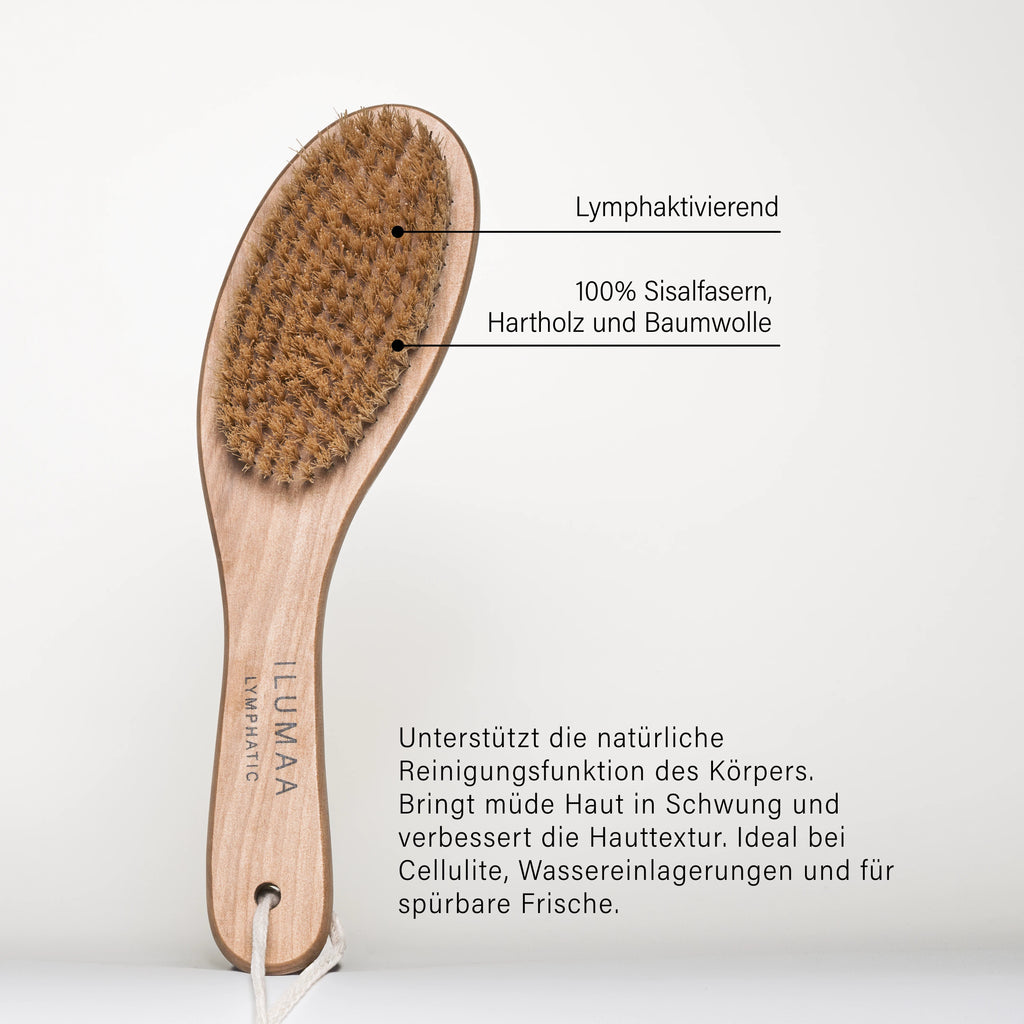 Lymfatische Droogborstel